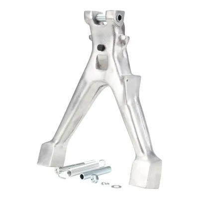 Image de Béquille centrale inclinable en aluminium, rallongée de 2 cm, complète avec matériel de montage pour Simson S50, S51, S53, S70, S83