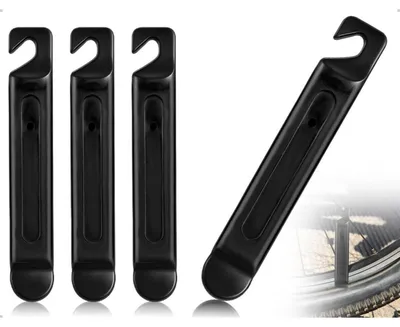 Immagine prodotto di Levagomme per bicicletta, plastica, confezione da 3 pezzi, colore nero