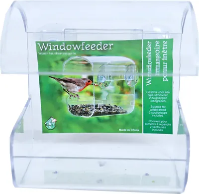 Produktbild von Boon Vogelfutterspender - transparent - Saugnapfe - 14 cm