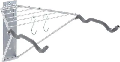 Image de Support à vélo rabattable pour garage et intérieur