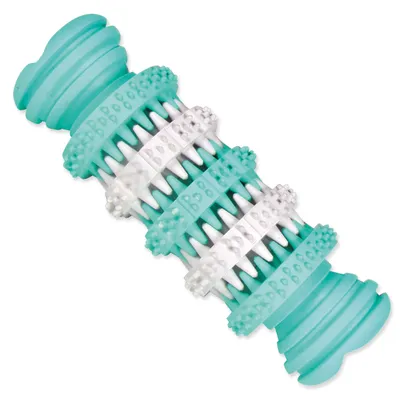 Obrázok produktu pre TRIXIE 32943, Pes, Kosť, Tyrkysová, Biela, Guma, Žuvanie, 110 mm