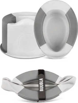 Obrázok produktu pre Buubla Skladací cestovný nočník - Iron Steel