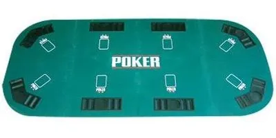 Image de Table de poker HOT Games grande taille - plateau de table de poker pliable 180 x 90 cm
