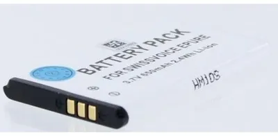 Produktbild von Akku für Swissvoice 20405777 Li-Ion 3,7 Volt 650 mAh schwarz.