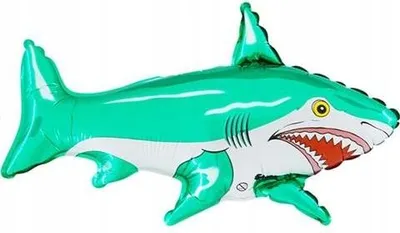 Produktbild von Mini-Folienballon „Sea Shark“, 14 Zoll, 1 Stk.