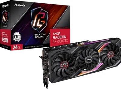 Zdjęcie produktu dla ASRock RX7900XTX PG 24GO 24GB DDR6 HDMI/3xDP