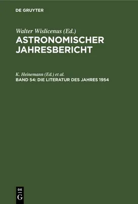 Produktbild von Die Literatur des Jahres 1954