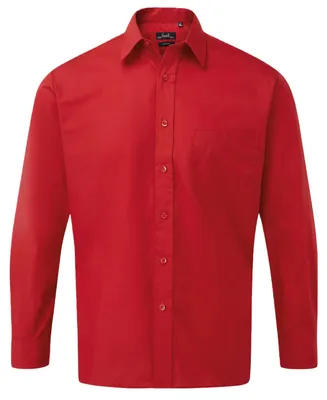 Image de Chemise Premier pour homme à manches longues LT5998 (37,5 cm) (rouge)