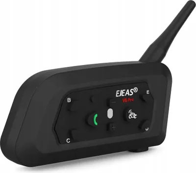 Zdjęcie produktu dla Interkom motocyklowy EJEAS V6 Pro+ dla 6 osób FM, Bluetooth, IP67 Qualcomma
