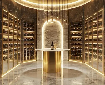 Produktbild von Weinregal Weinarchiv Weinlagerregal Flaschenregal Weinmöbel Weinschrank
