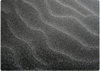 Produktbild von Wellenförmige Sandmuster – Bodenschutzmatte – Stuhlunterlage 140x100 cm – Rutschfest – Hartbodenmatte
