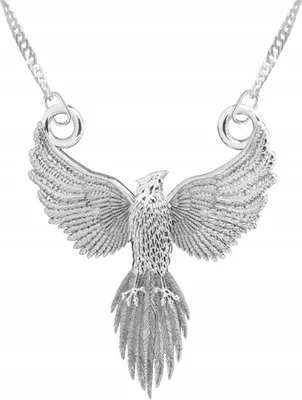 Produktbild von Silberkette mit Phönix-Anhänger 925er Silber