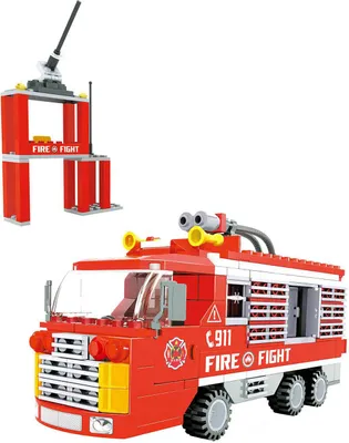 Image de Kit de construction Pompier Blox 278 pièces