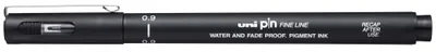 Obrázek produktu pro Uni-Ball Pin Brush, Černá, Černá, Plast, Kulatý, Black, Plast