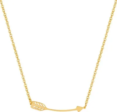 Produktbild von Elegante Golden Arrow Halskette für Damen -  und Hautfreundlich KP21742
