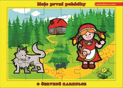 Productafbeelding van TEDDIES Roodkapje Puzzel, 24 stukjes