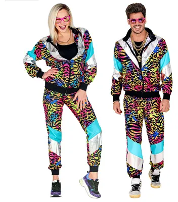 Imagen del producto de Mono de entrenamiento para fiesta de los años 80, talla XXL