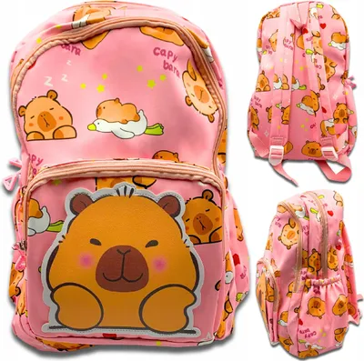 Produktbild von Kapybara Rucksack für die Schule, Schule, Stadtreisen, geräumige Kapybarka