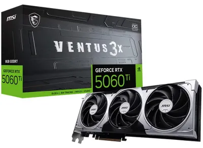 Obrázek produktu pro Grafická karta MSI GeForce RTX™ 5060 Ti 8G VENTUS 3X OC, 8GB GDDR7, 128-bit