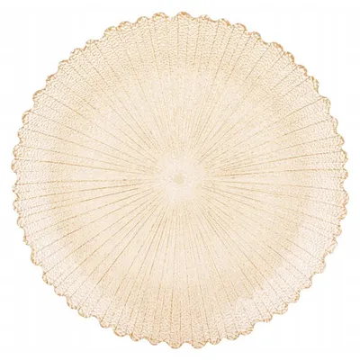 Produktbild von Artpol Glas-Platzteller 33 cm Beige Elegant Dekorativ
