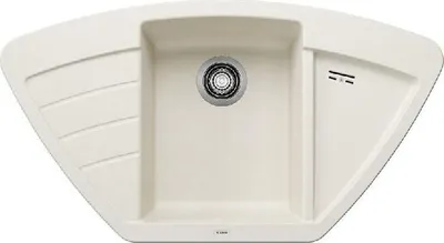 Produktbild von Blanco Zia 9 - Silgranitspüle, 930x510 mm, soft weiß 527212
