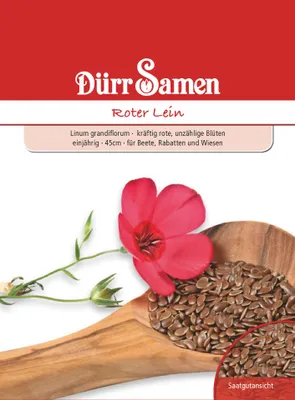 Produktbild von Roter Lein | Leinsamen von Dürr Samen