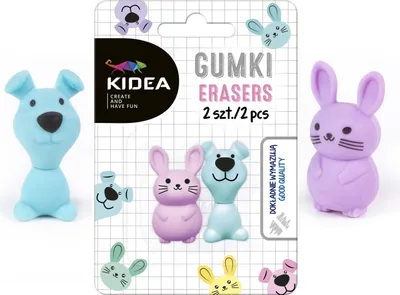 Obrázok produktu pre Gumičky so zvieratkami 2 ks Kidea