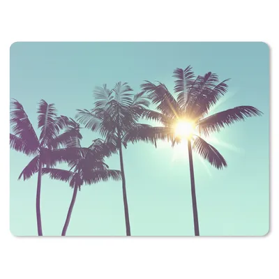 Produktbild von MuchoWow® Mauspad Mousepad Palmen - Sommer - Sonne 23x19 cm - Mousepads - Maus Mat - Pad - Mausunterlage - Schreibtischunterlage - Mauspad