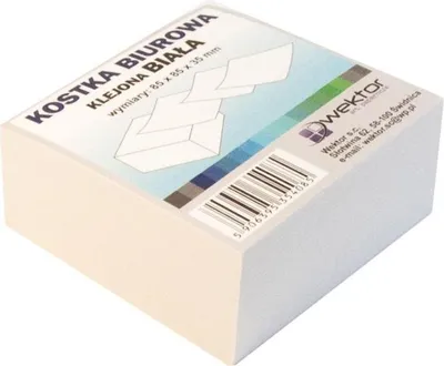 Obrázok produktu pre Lepiaca biela kocka 85x85mm 3,5cm