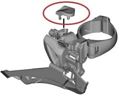 Zdjęcie produktu dla Shimano Y5ZS22000 Częśc zamienna przerzutki przedniej