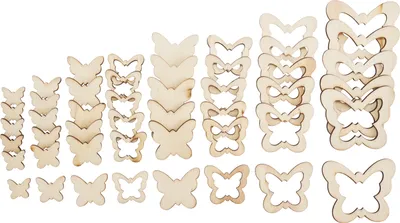 Produktbild von VBS Streuteile Schmetterling "Yolli", 48 Stück