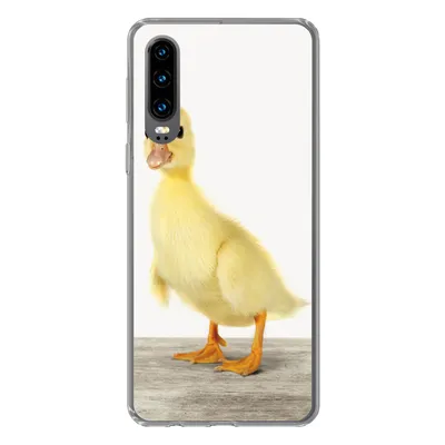 Produktbild von MuchoWow® Handyhülle Schutzhülle Hülle für Huawei P30 Ente - Küken - Tiere - Süß - Mädchen - Jungen - Kinder Silikon Softcase Handy Hülle - Kartenbesitzer