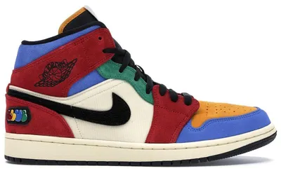 Obrázek produktu pro Nike Air Jordan 1 Mid SE Fearless "Blue the Great", CU2805-100, Größe: 45