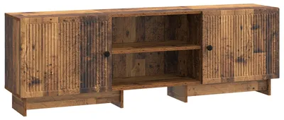 Zdjęcie produktu dla Szafka pod telewizor vidaXL z drewna postarzanego 150 x 31 x 50 cm z płyt drewnopochodnych