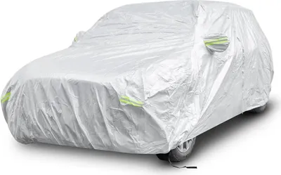 Immagine prodotto di Copriauto - Telo copriauto SUV Garage completo fino a 492 cm - Impermeabile - Resistente alle intemperie - Protezione UV - Argento