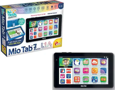 Obrázek produktu pro Lisciani 114214, 17,8 cm (7"), 1024 x 600 px, 32 GB, 4 GB, Android 14, Černá