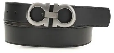 Immagine prodotto di Cintura Ferragamo in pelle di vitello nera