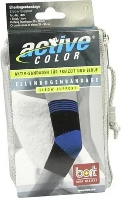 Produktbild von BORT ActiveColor Ellenbogenbandage L schwarz