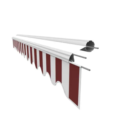 Produktbild von VANA Markisen Volant für 3,5 m Markisen Markisenstoff Markisentuch Sonnenschutz nur Volant fertig genäht Maß 3,38 x 0,21 m Design SPD019