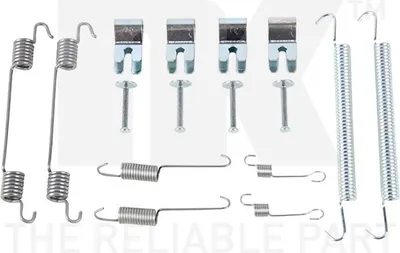 Produktbild von nk Bremsbacken Zubehörsatz passend für Trommelbremsen mit 254 mm Durchmesser