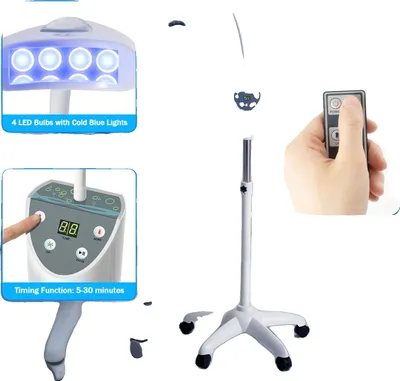 Zdjęcie produktu dla Stomatologiczna lampa z zimnym światłem, regulowana wysokość, źródło światła LED, funkcja timera