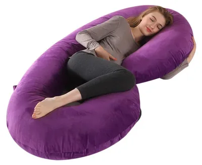 Immagine prodotto di Cuscino a forma di C, per gravidanza, che sostiene tutto il corpo, dimensioni 140 x 70 cm