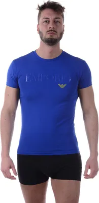 Obrázek produktu pro Pánské tričko EMPORIO ARMANI s krátkým rukávem a výstřihem, XL, 95% bavlna,5% Elastan