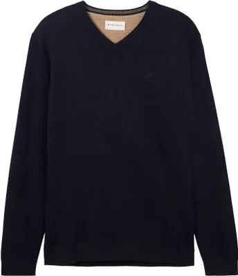 Image de Tom Tailor pull-over tricoté col en V