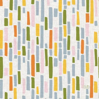 Produktbild von 240 Duni Tissue-Servietten 33 x 33 cm Cabana Stripe 3-lagig