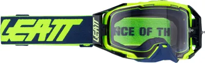 Produktbild von LEATT Velocity 6.5 Cryztal Motocross Brille Lime Gelb Violette Linse 75%