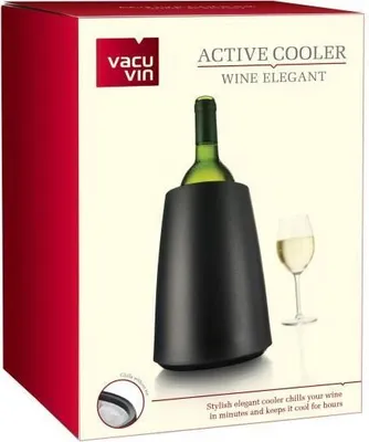 Obrázek produktu pro Chladnička na víno VACU VIN Elegantní plastová černá