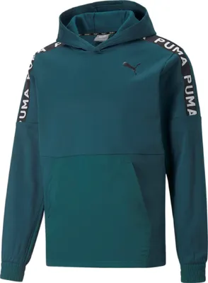 Produktbild von Puma Fit Fleece Hoodie Pullover Herren, Größe:M, Farbe:Grün