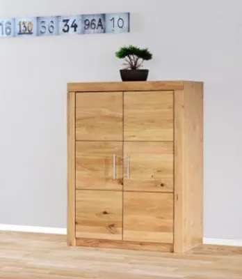 Produktbild von Aktenschrank  Bücherschrank 90x120cm, in Wildeiche teilmassiv