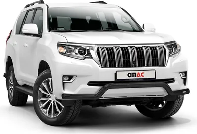 Zdjęcie produktu dla Osłona przedniego zderzaka ze stali nierdzewnej do Toyota Land Cruiser 150 2017-2022 ABE czarna
